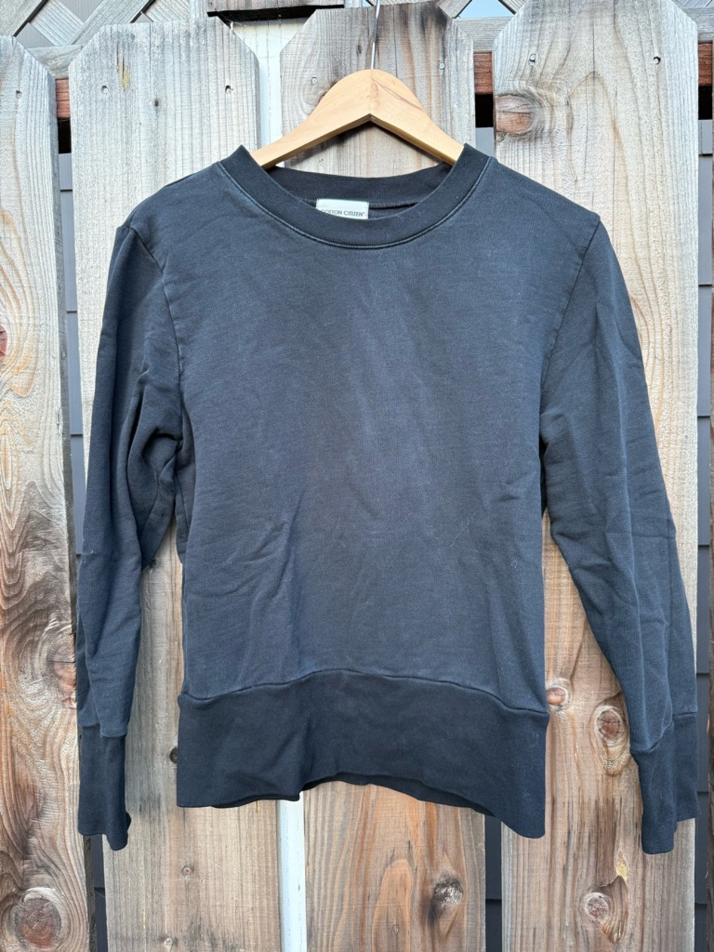 Cotton Citizen Black Crewneck Sweater